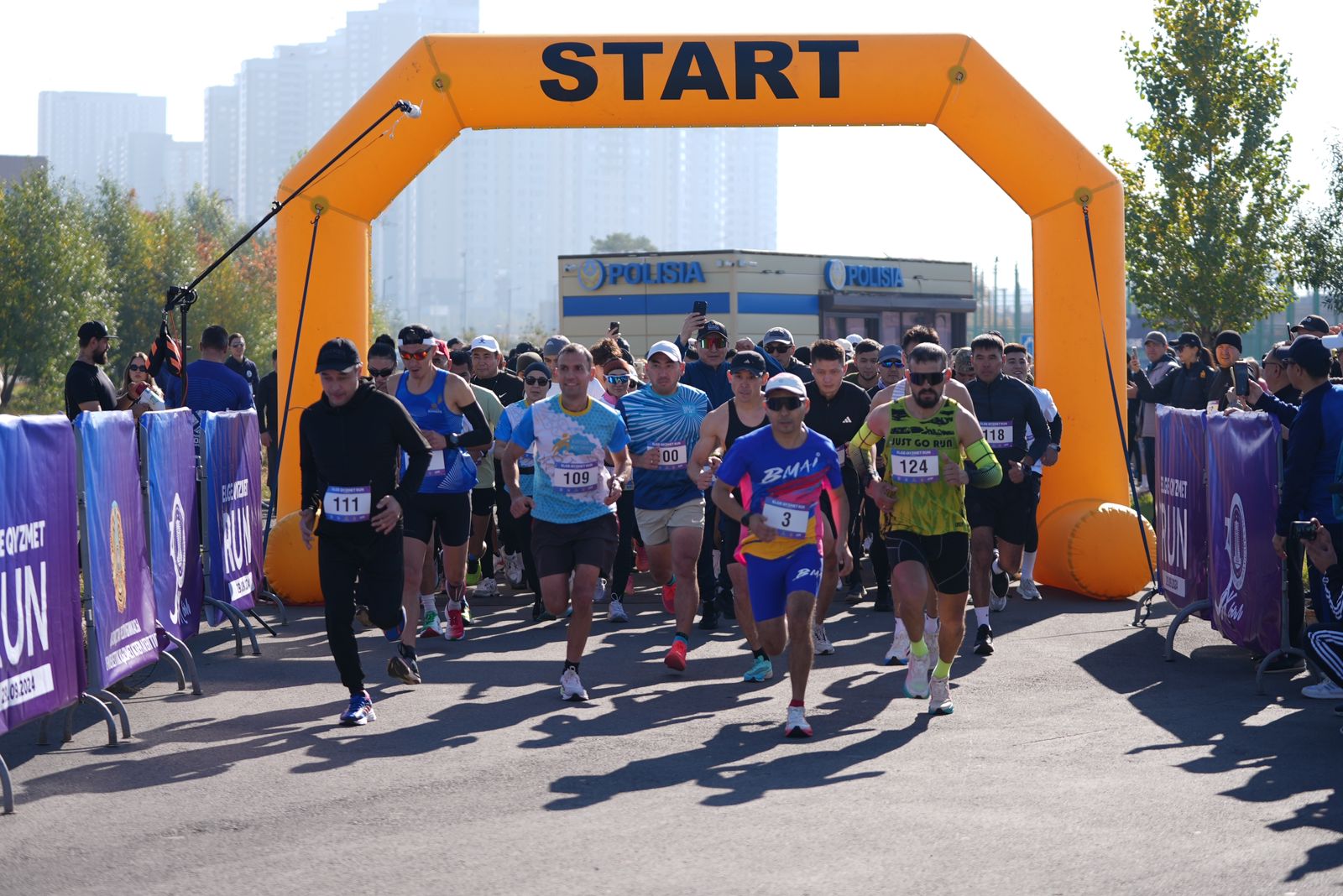 «Elge Qyzmet Run» Race Held in the Capital