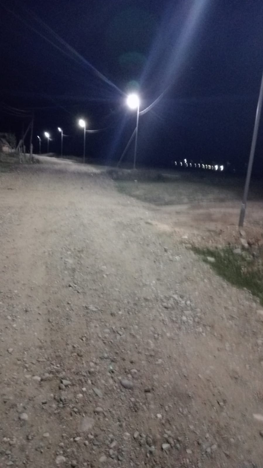 Көше шамдары орнатылды