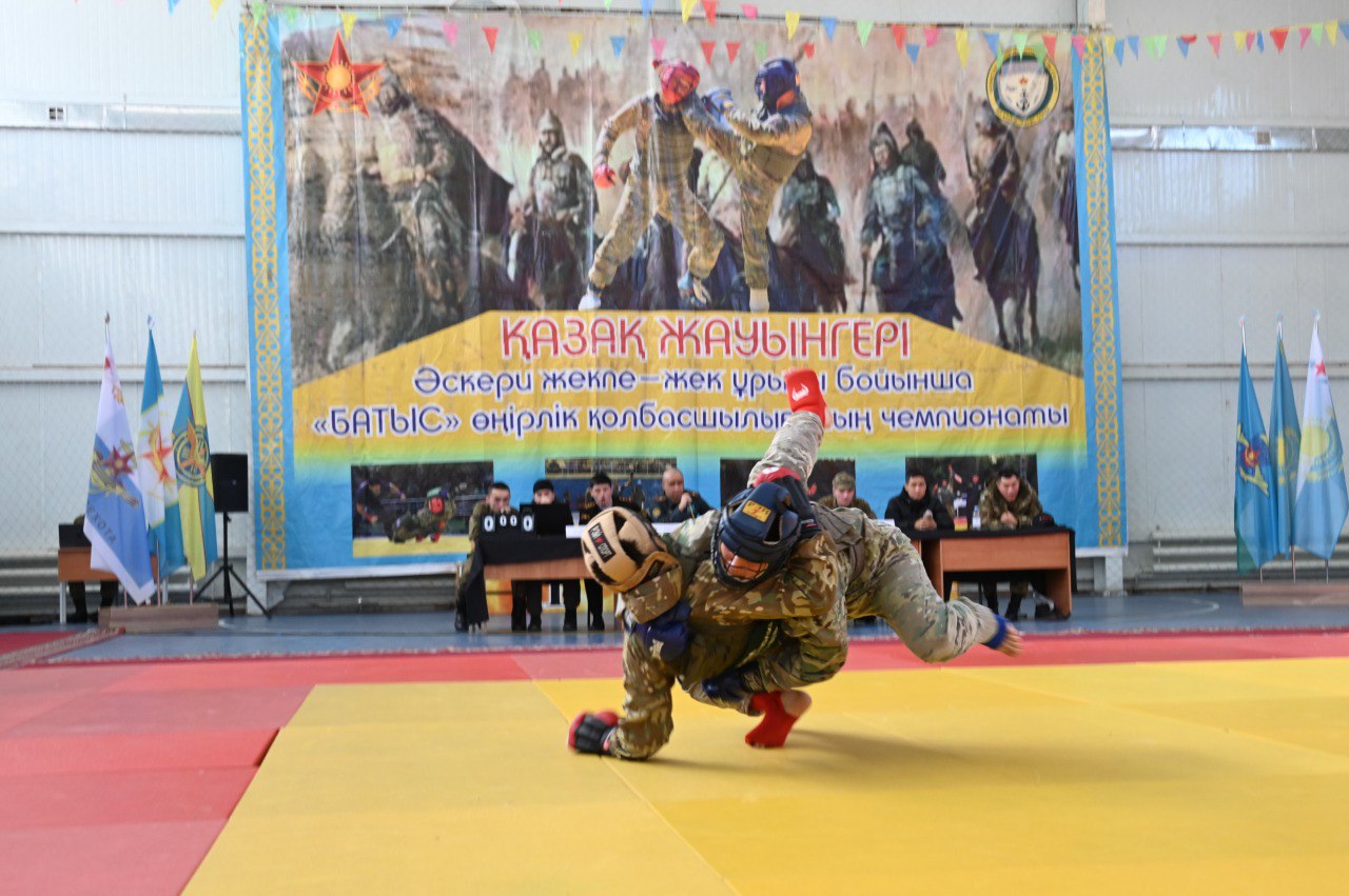 В Актау прошел чемпионат по рукопашному бою на  Кубок командующего войсками РгК «Запад»