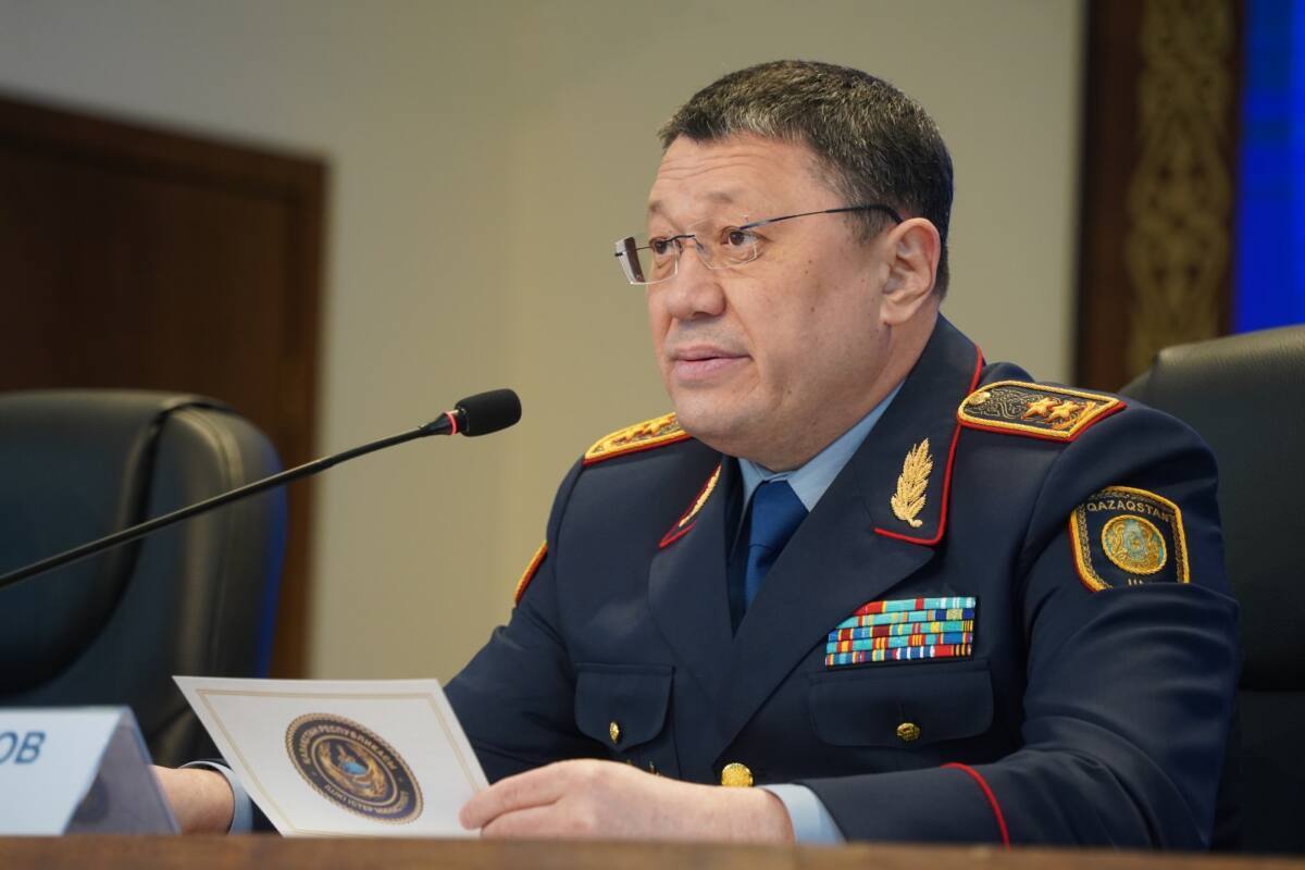 Глава МВД рассмотрел итоги работы полиции Алматы