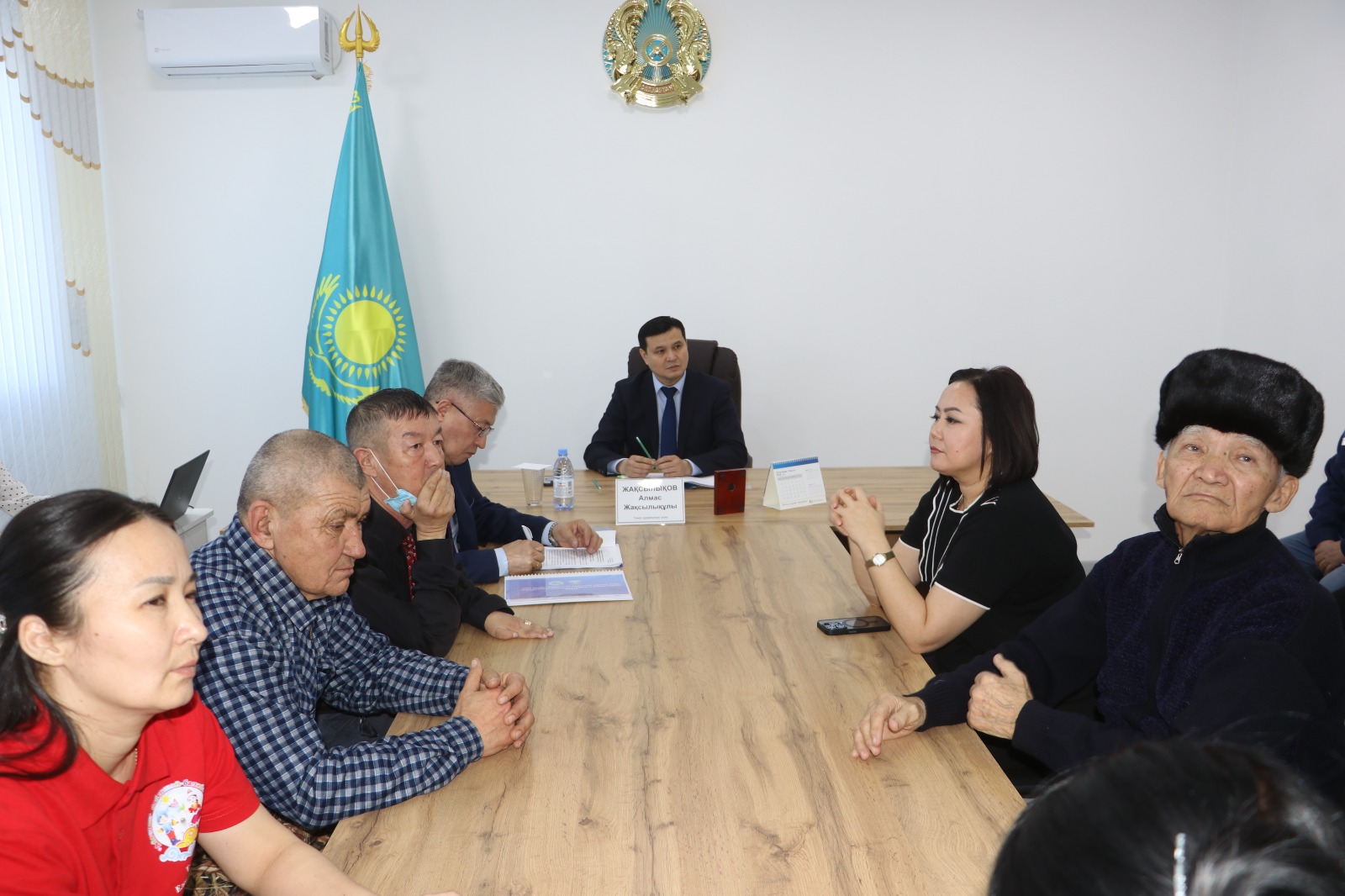 ГЛАВА РАЙОНА В ГОРОДЕ ТЕМИР