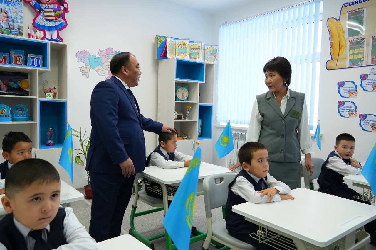 Темір көпір ауылында халық көптен күткен мектеп пайдалануға берілді