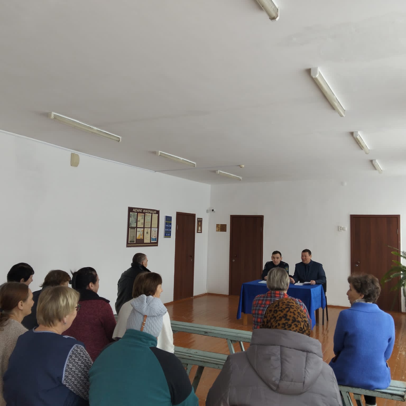 Учаскелік инспектор Е. Е. Елькеевтің халық алдындағы 2024 жылғы есебі