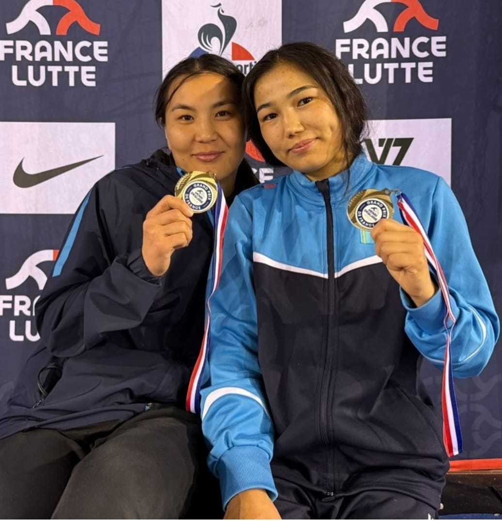 Қарағандылықтар Франциядағы әйелдер күресі бойынша Гран-приде екі алтын жеңіп алды