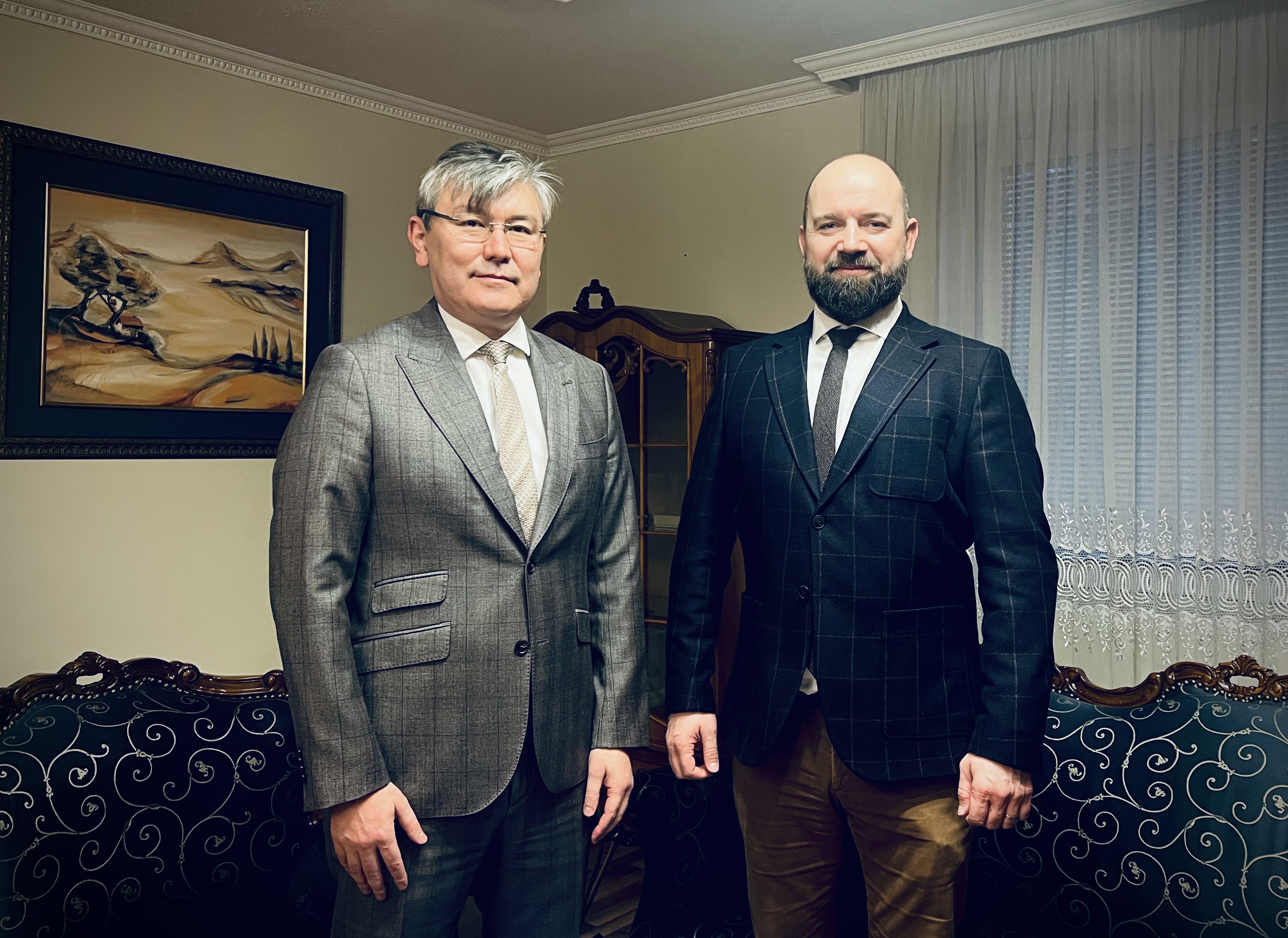 Meeting of the Ambassador of Kazakhstan with the representative of "Aero Vodochody" company