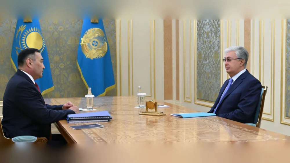 Мемлекет басшысы Ұлттық қауіпсіздік комитетінің төрағасы Ермек Сағымбаевты қабылдады