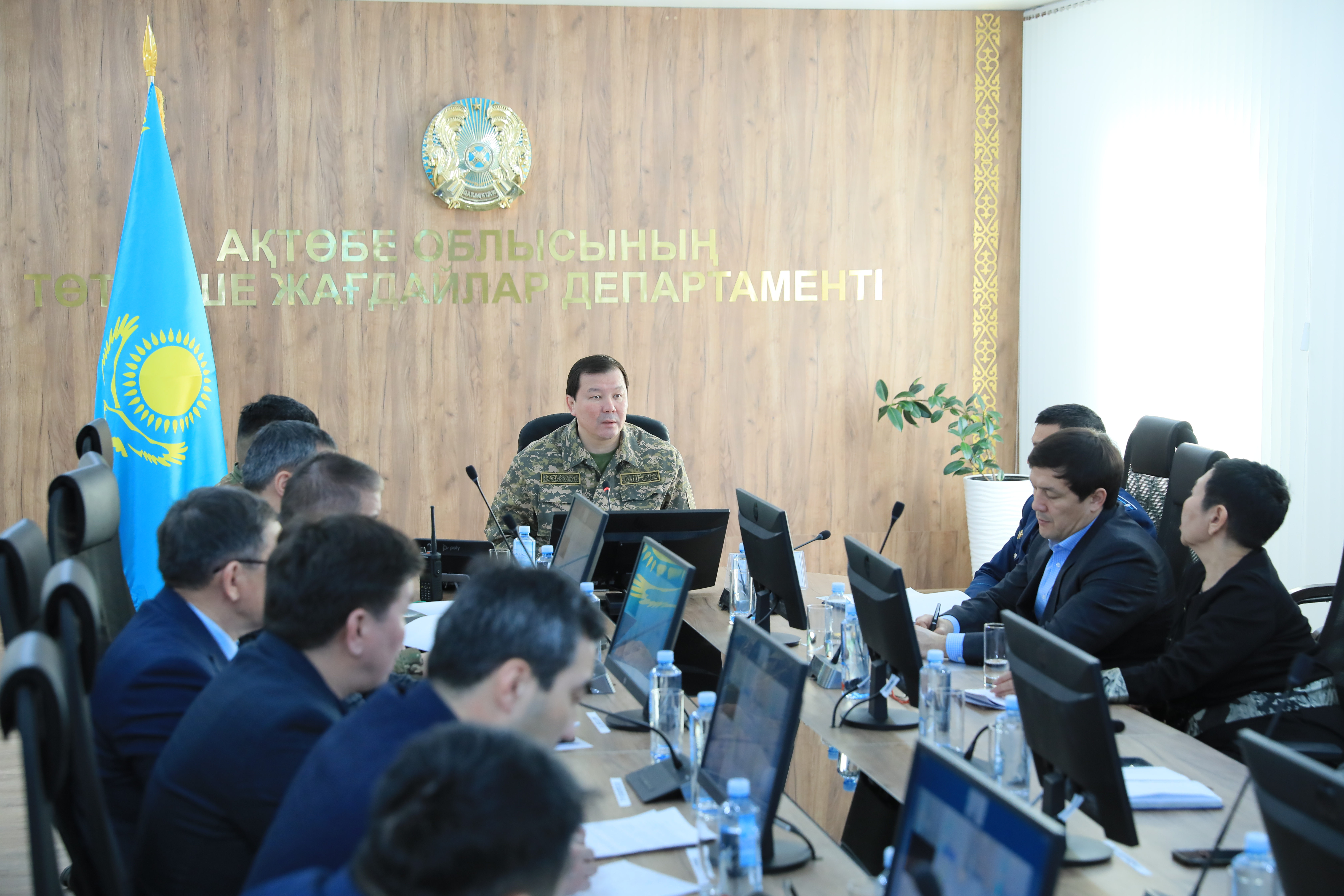 Ақтөбе облысындағы барлық қызметтің қарлы боран мен су тасқыны маусымына дайындығы талқыланды