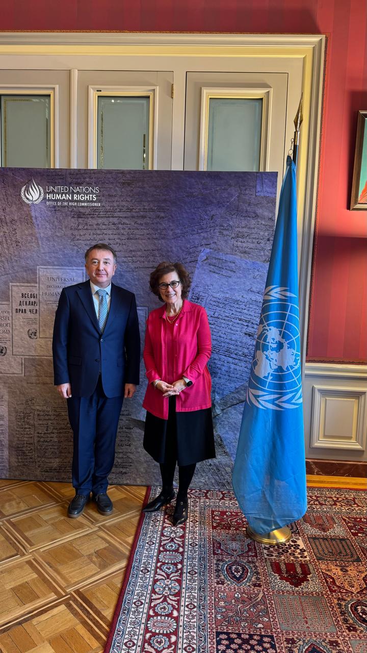 ҚР Әділет министрі Ерлан Сәрсембаев БҰҰ Адам құқықтары жөніндегі Жоғарғы комиссарының орынбасары Нада Әл-Нашиф ханыммен кездесті