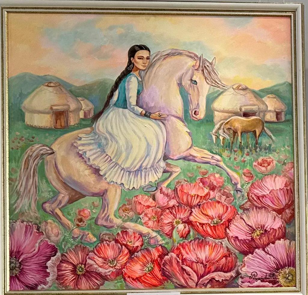 Павлодарлық суретші-педагогтің кезекті шығармашылық көрмесі