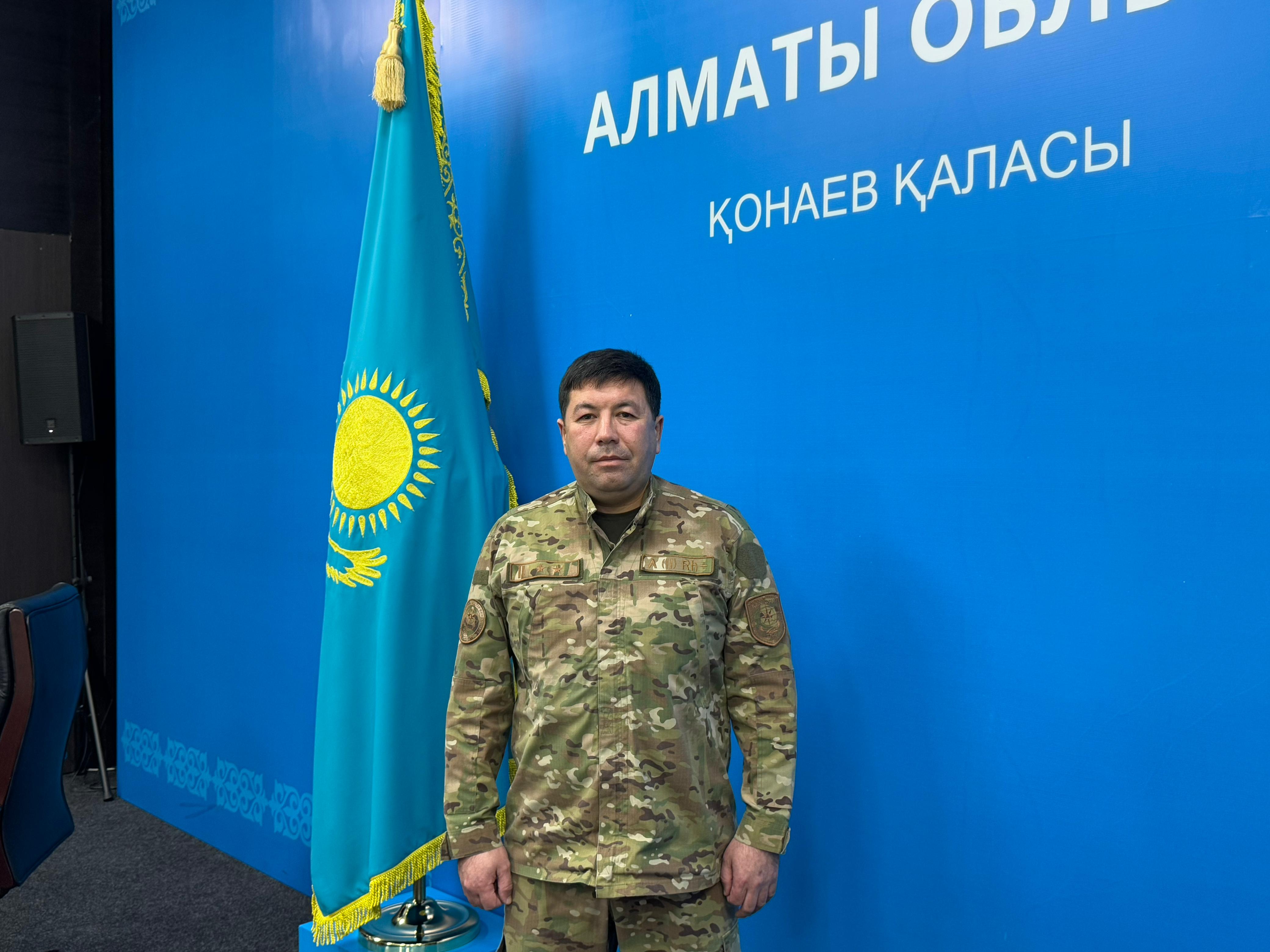 Даурен Оразбеков Алматы облысы Төтенше жағдайлар департаментінің бастығы міндетін атқарушы болып тағайындалды