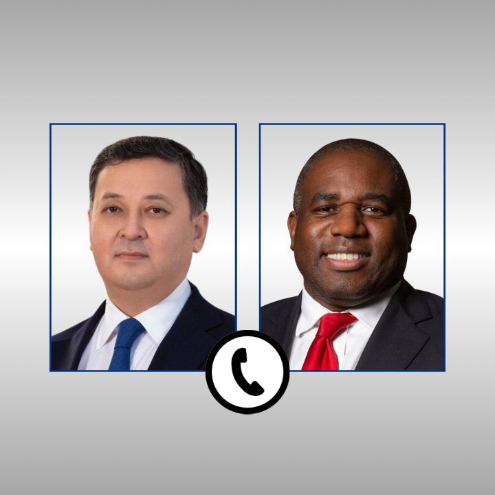 On Telephone Conversation of Foreign Ministers of Kazakhstan and the UK
