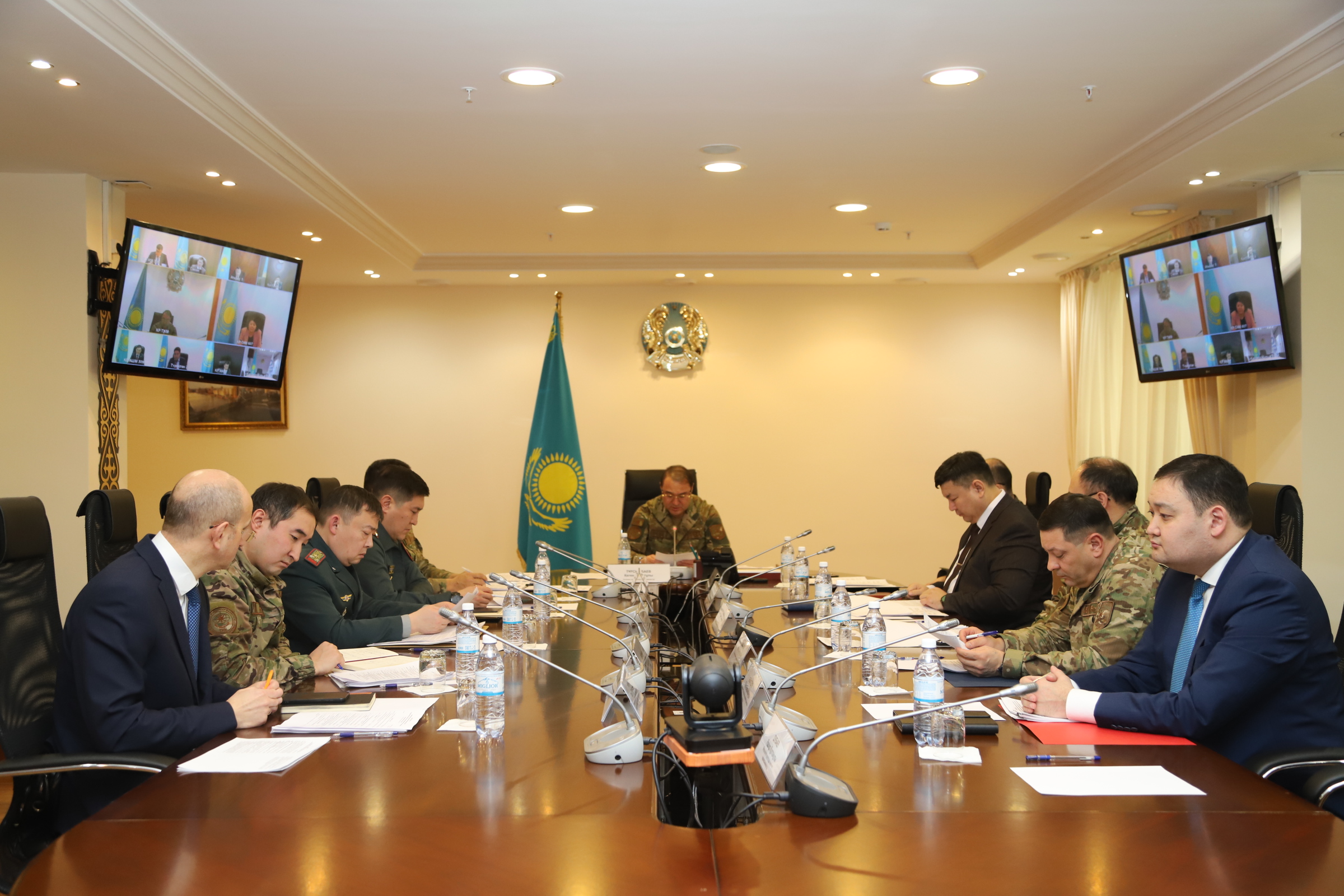 ТЖМ-де төтенше жағдайлардың алдын алу және жою жөніндегі ведомствоаралық мемлекеттік комиссияның отырысы өтті