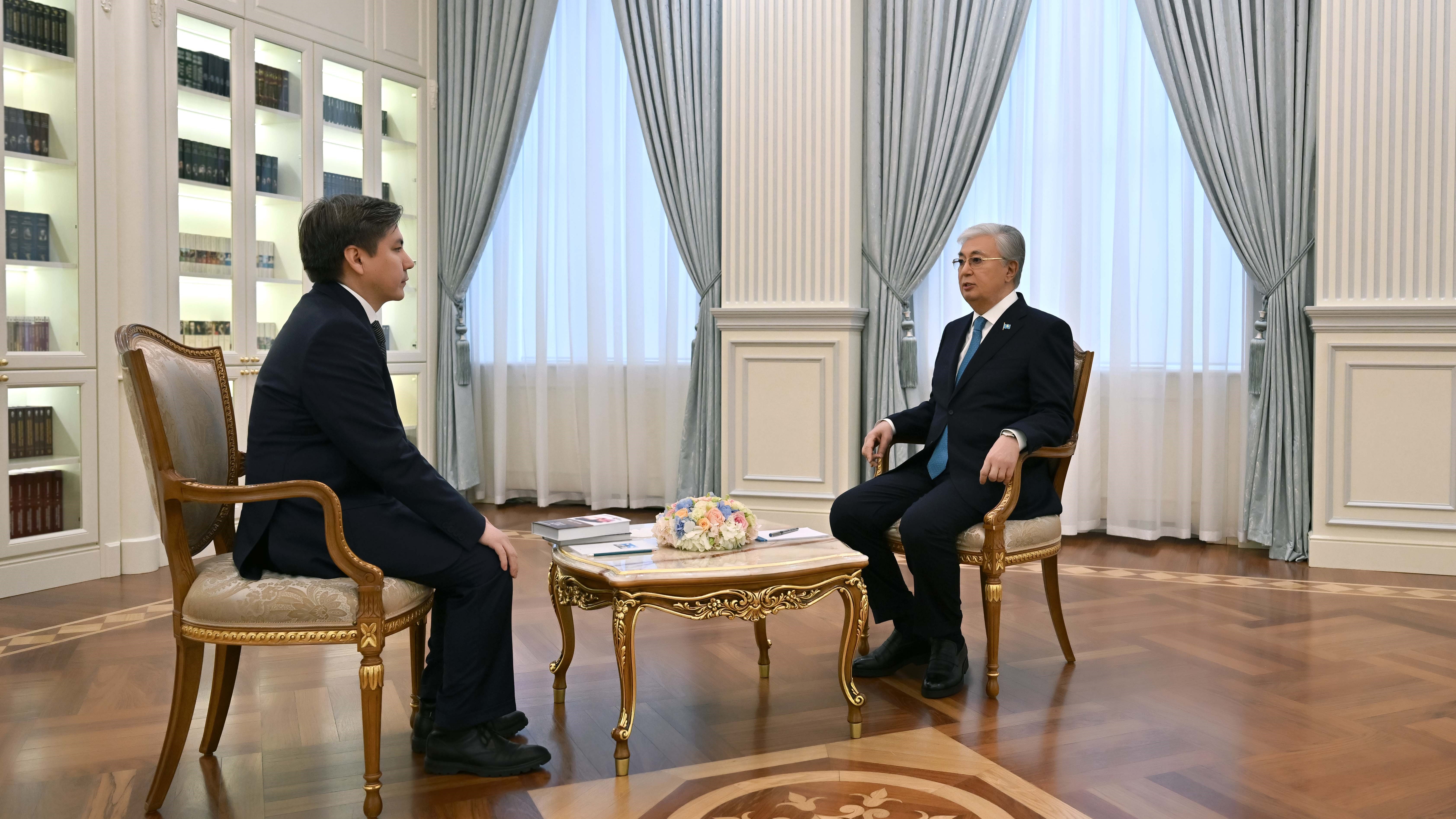 President Tokayev's Ana tili interview