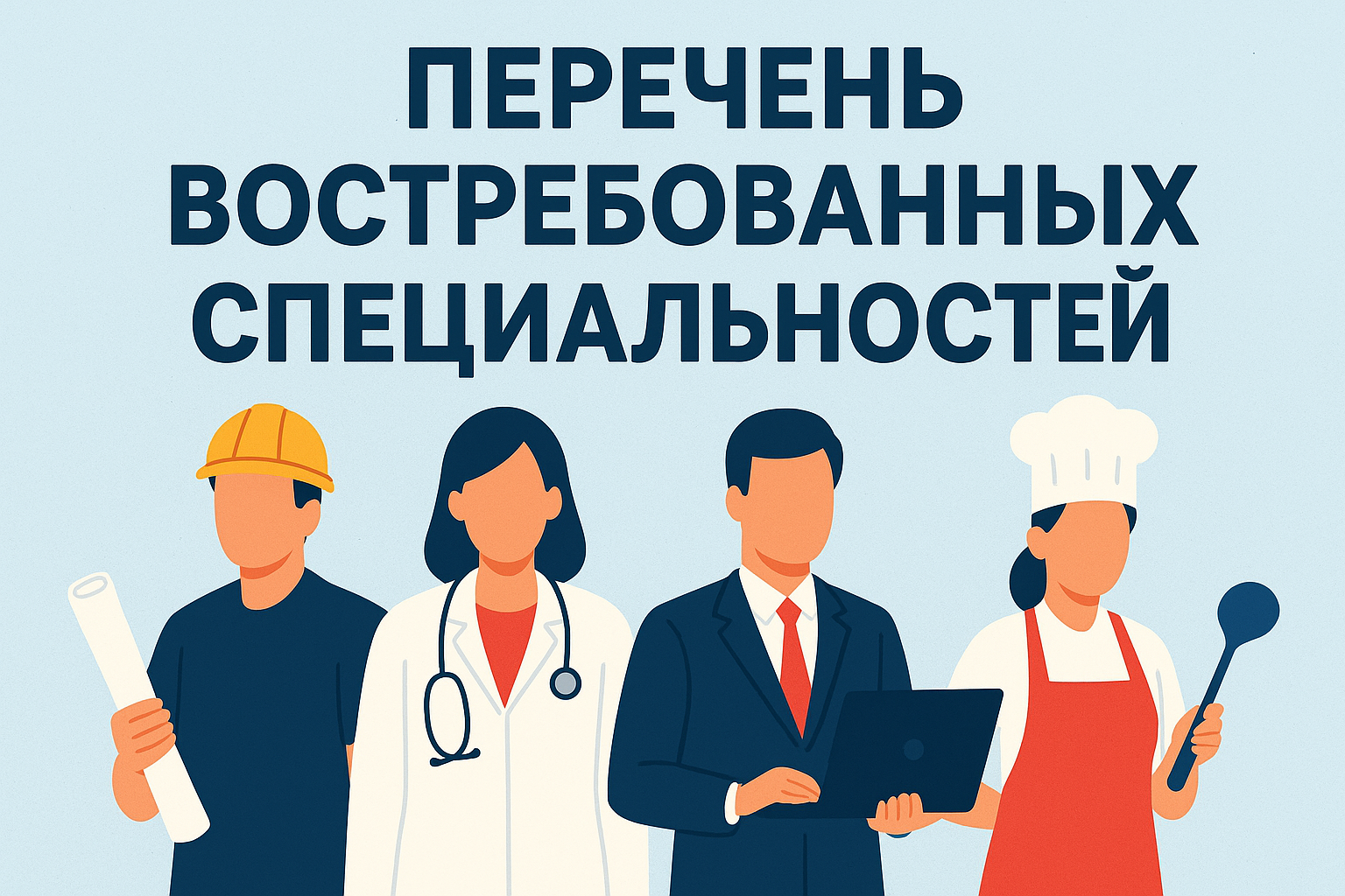 Перечень востребованных специальностей на 2025 год