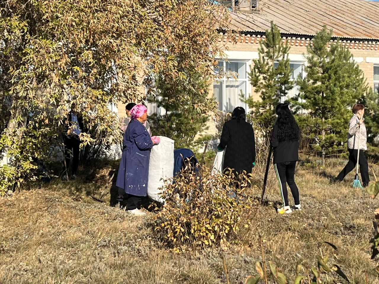 Ырсай ауылы "Таза Қазақстан"республикалық бағдарламасы аясында жалпыұлттық акцияға қатысты.