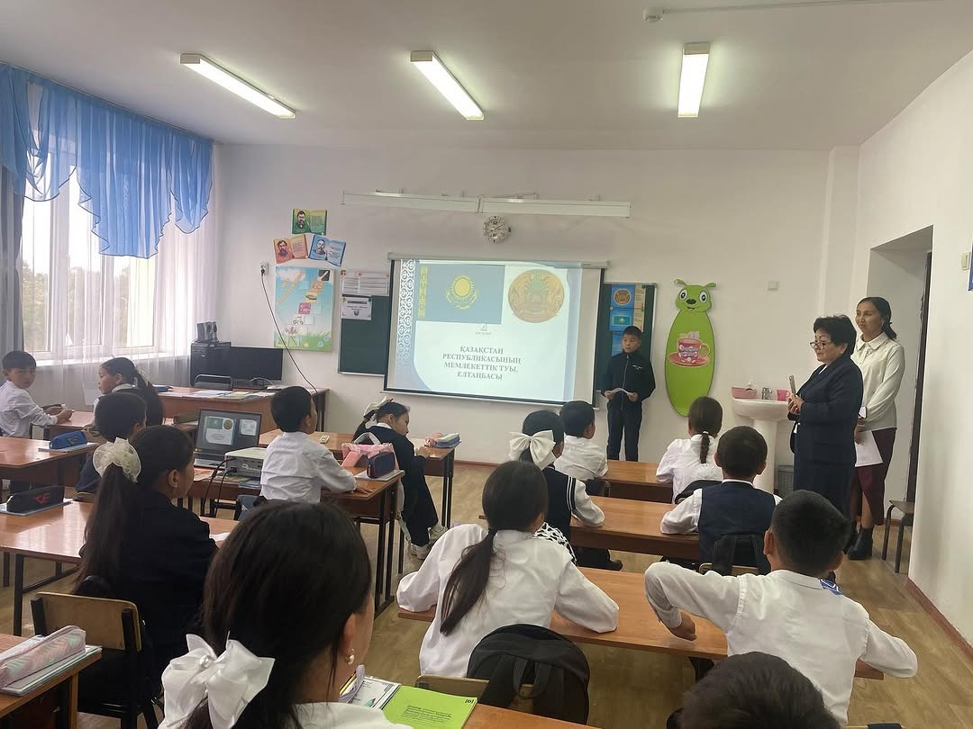 «Рәміздерім –мәртебем, мерейім» тақырыбында сынып сағаты өтілді.