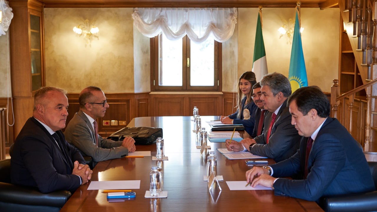 Il Ministro degli affari esteri del Kazakhstan ha incontrato i dirigenti delle principali aziende italiane