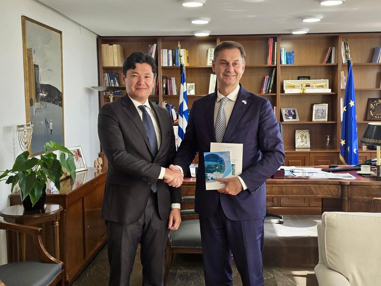 Prospects for Further Economic Cooperation with Kazakhstan Discussed in Greece