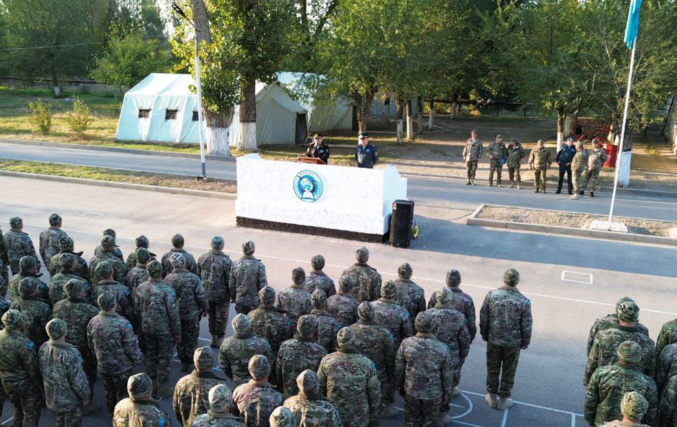 «Бітімгер» оқу орталығында бітімгерлердің халықаралық миссияға дайындық барысы тексерілді