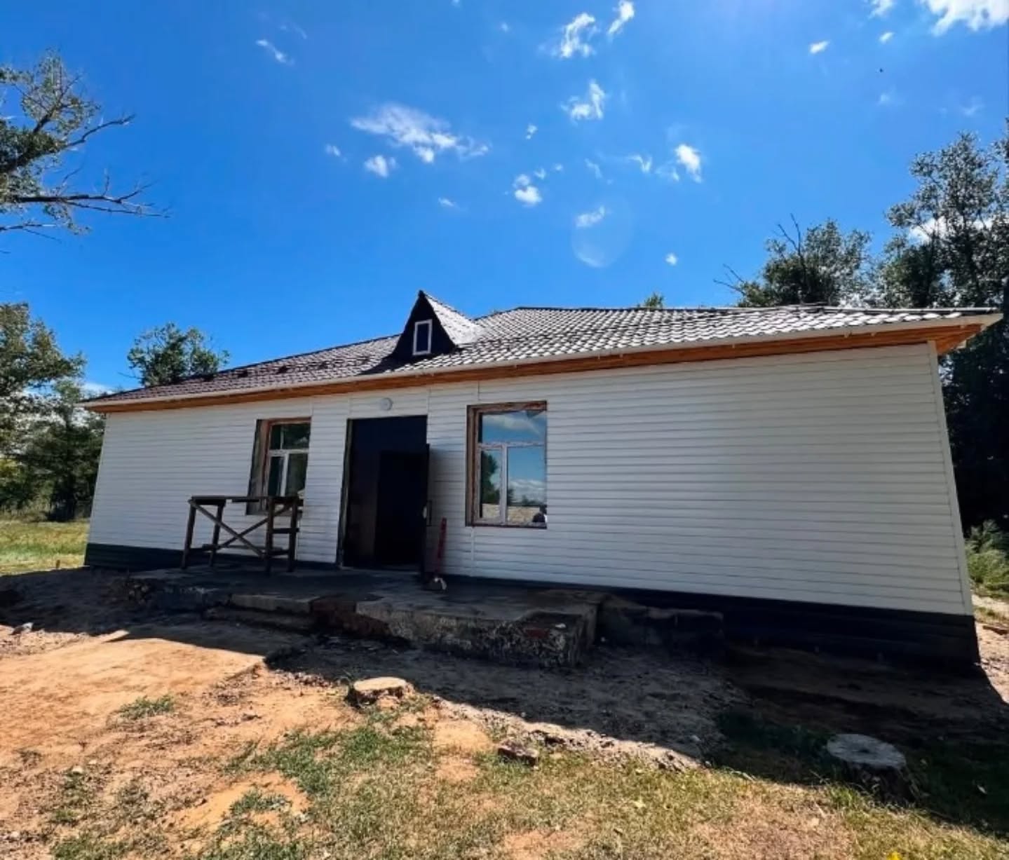 Сапаны бақылау: Новопокровкада ауылдық клубтың құрылысы мен амбулаторияның күрделі жөндеуі тексерілді