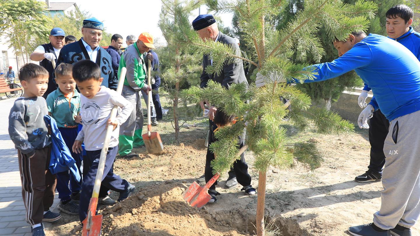АРЫСТА СЕНБІЛІК ПЕН АҒАШ ОТЫРҒЫЗУ НАУҚАНЫ ӨТТІ