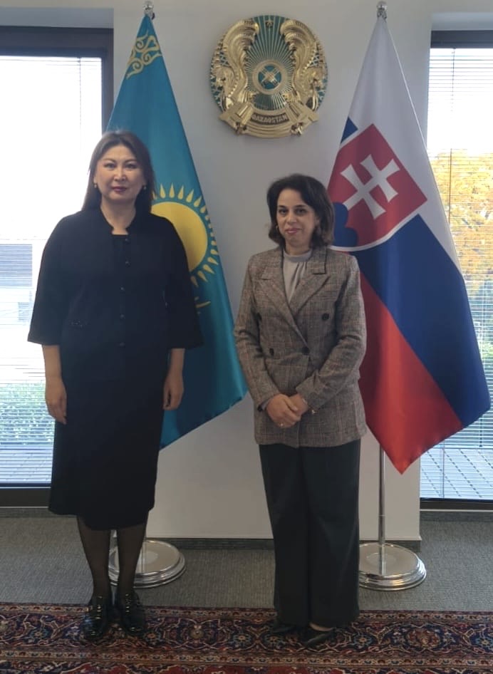Ambassador of Kazakhstan Zhanna Saginova held a meeting with the newly appointed Ambassador of Algeria to Slovakia