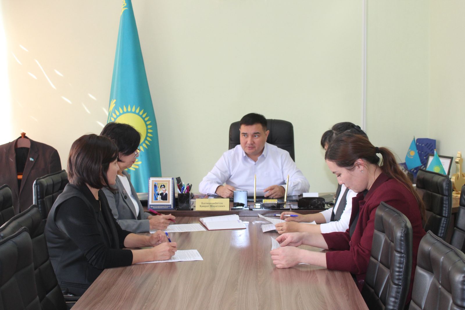 Сәтбаев қалалық мәслихатының төрағасы Қ.Балмағамбетов аппараттық жиналыс өткізді