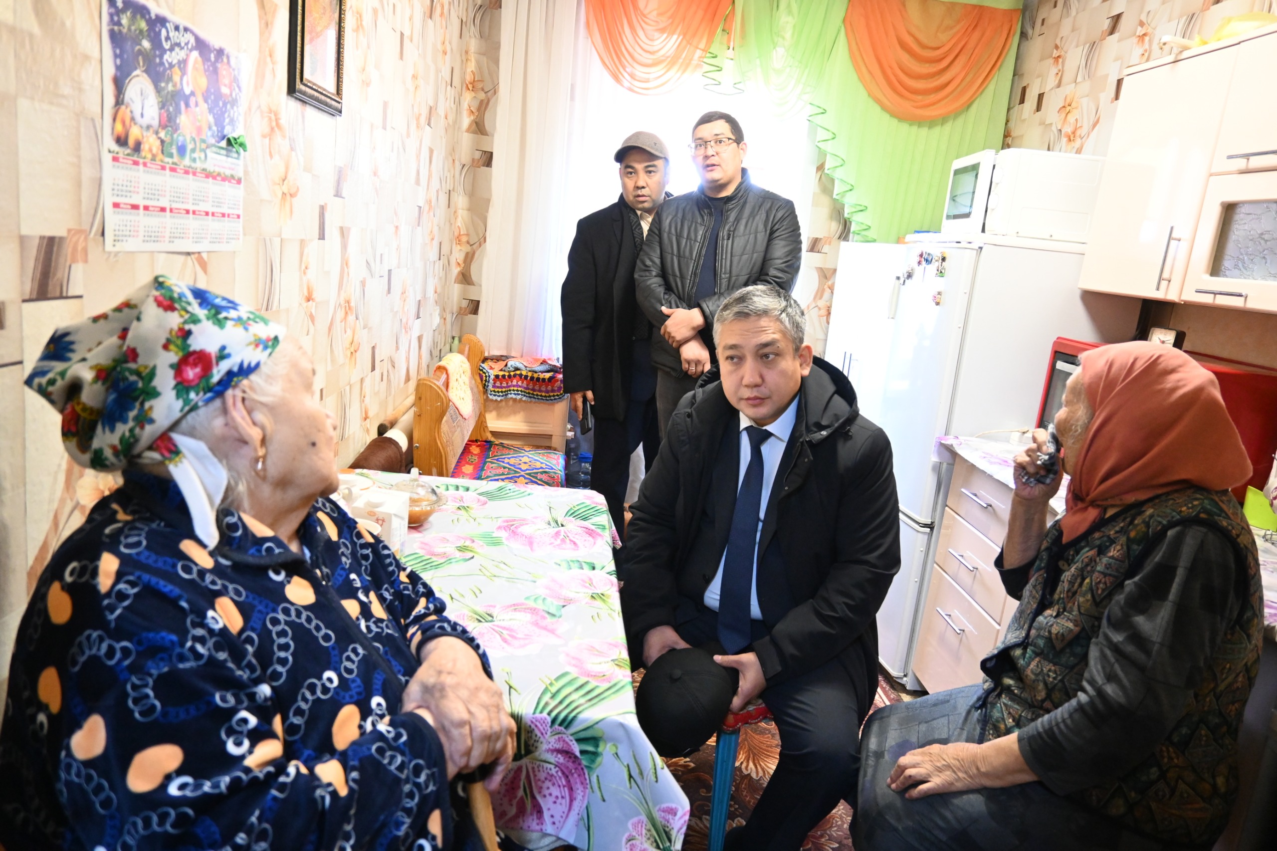Балкашино ауылында көшпелі азаматтарды қабылдау