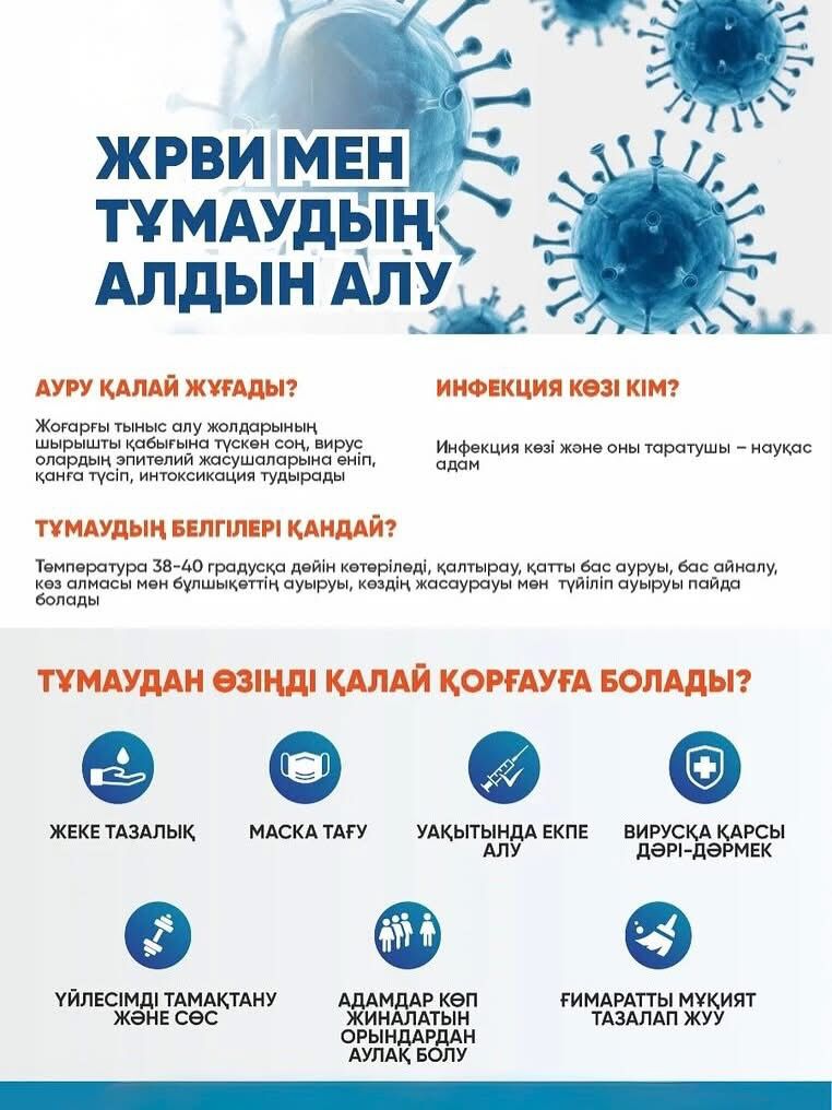 Өзіңді тұмаудан және ЖРВИ-ден қалай қорғауға болады