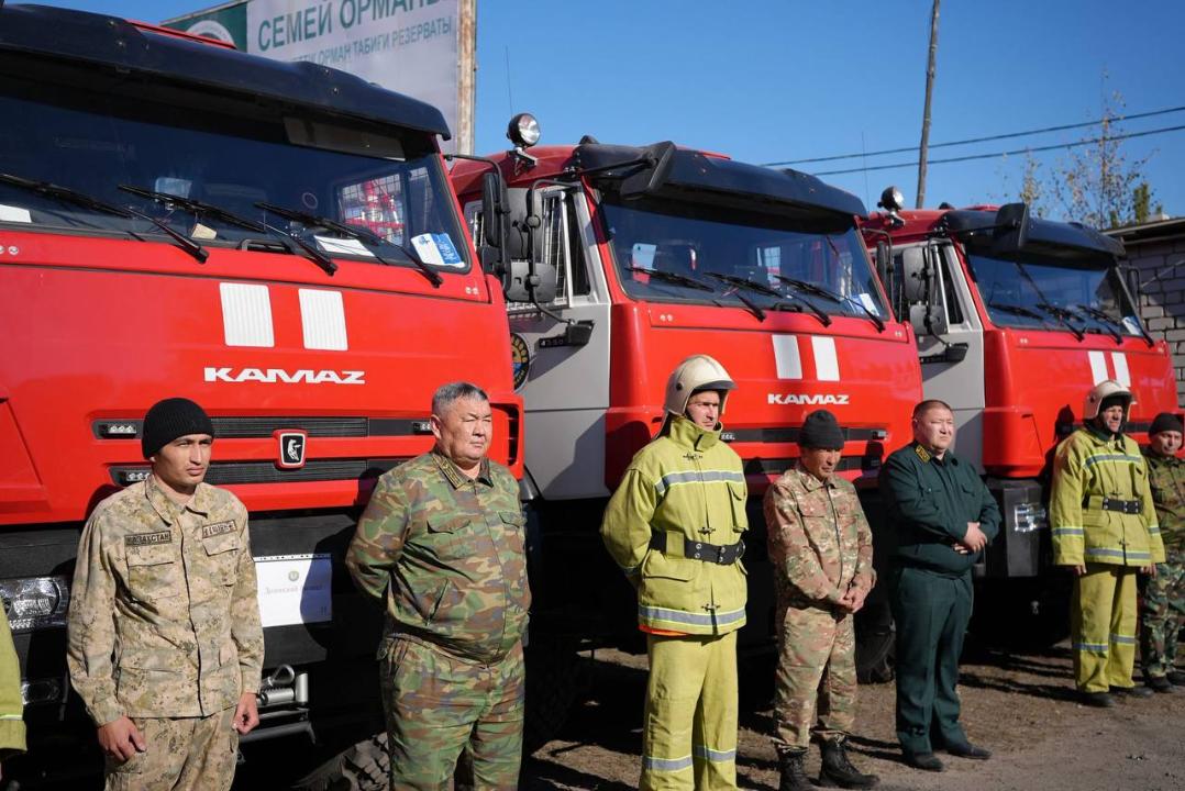 «Ертіс орманына» жаңа өрт көліктері келді