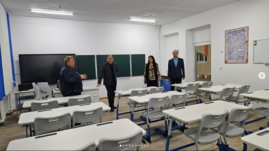 Серебрянск қаласына жұмыс сапары аясында білім беру нысандарына барылды.