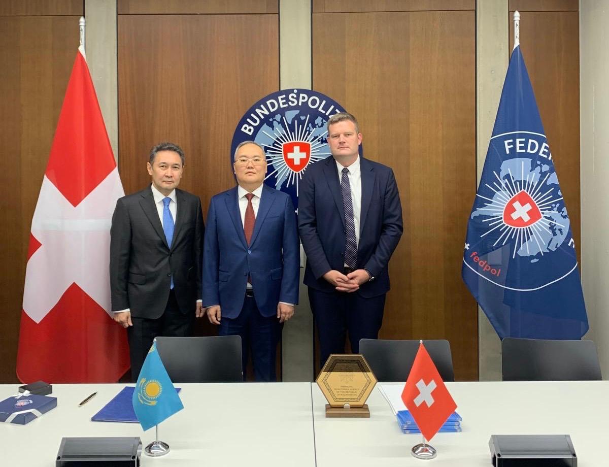 The financial intelligence services of Kazakhstan and Switzerland have signed a Memorandum of Cooperation