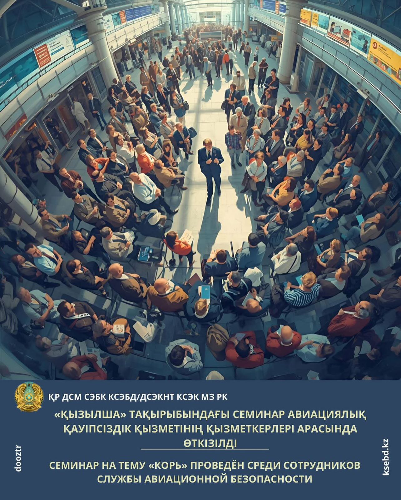 Семинар на тему "Корь" проведён среди сотрудников служы авиационной безопасности