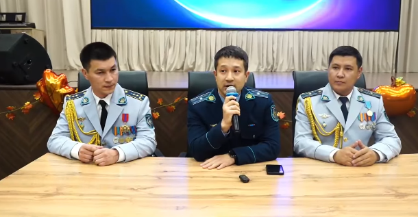 В Атырау прошёл урок мужества для кадетов "Жас сақшы"