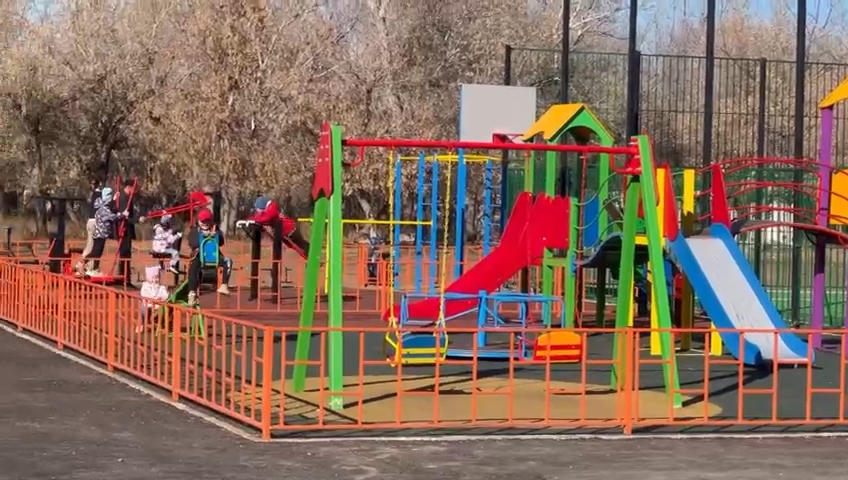 Целиноград ауданында балалар және спорт алаңдарының желісі кеңейіп келеді