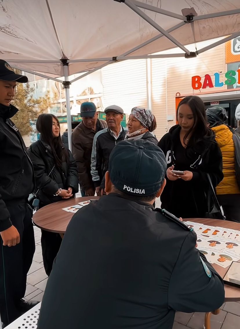 Талдықорғанда құқықтық мәдениетті арттыруға бағытталған «Сенім. Тәртіп. Бірлік» акциясы өтті