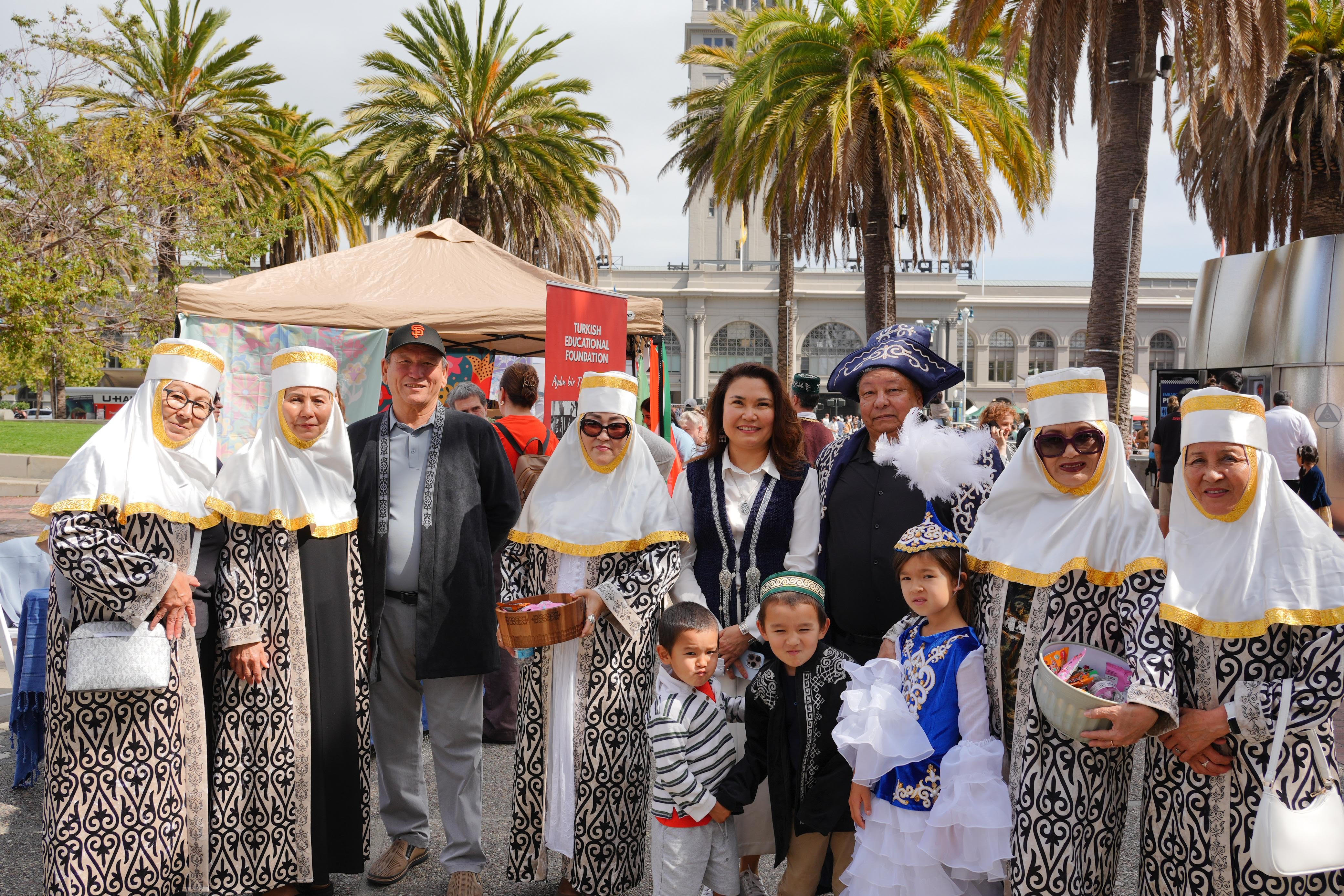 Traditional Kazakh Yurt Installed in the Heart of San Francisco