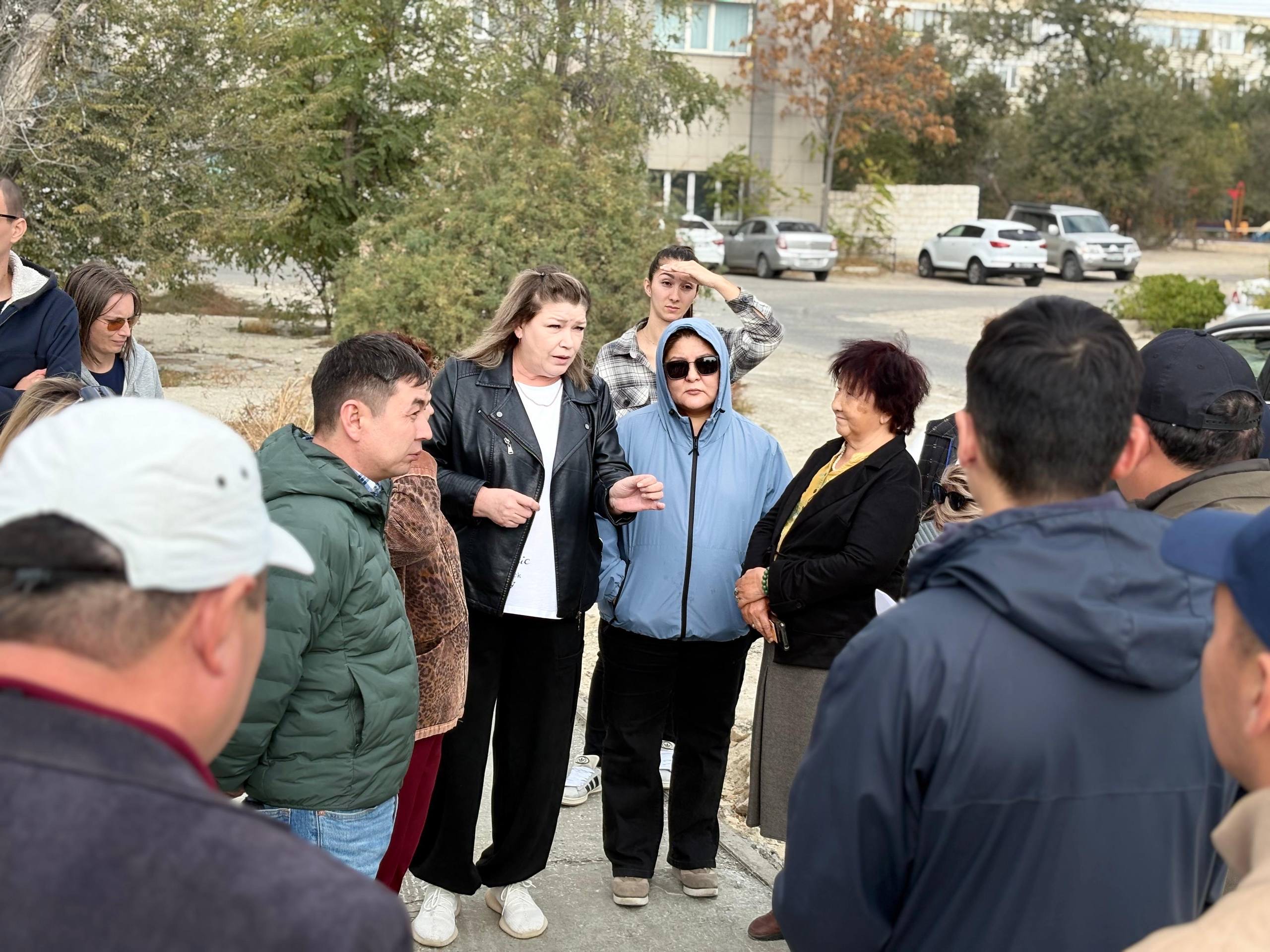 1-шағын аудан тұрғындары абаттандыру жобасын қолдайды