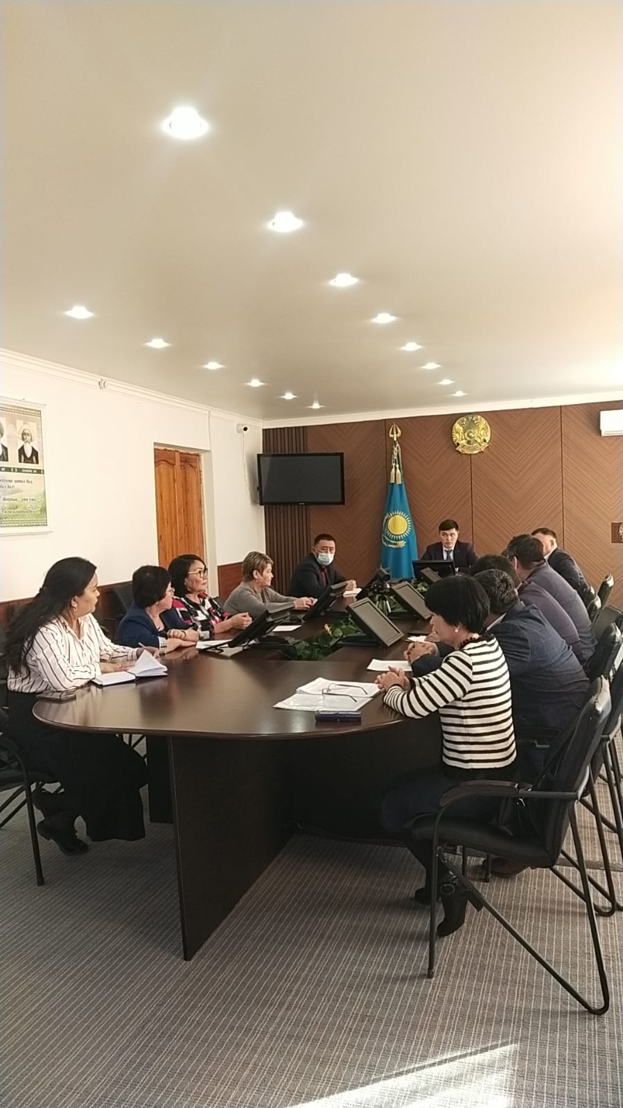 Аудан әкімдігінде мүгедектігі бар адамдарға сайлау объектілерінің қолжетімділігі мәселесі талқыланды