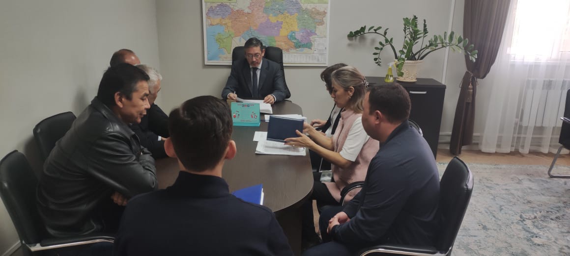 О ходе капитального ремонта административного здания Жамбылского управления санэпидконтроля