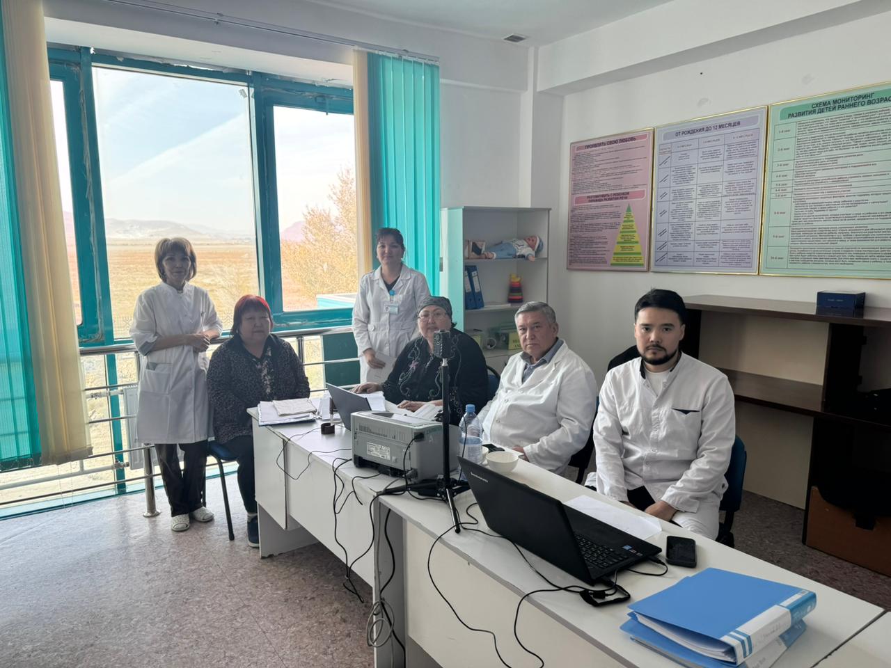 О  рабочем семинаре  с врачами   ЦРБ  Таласского района