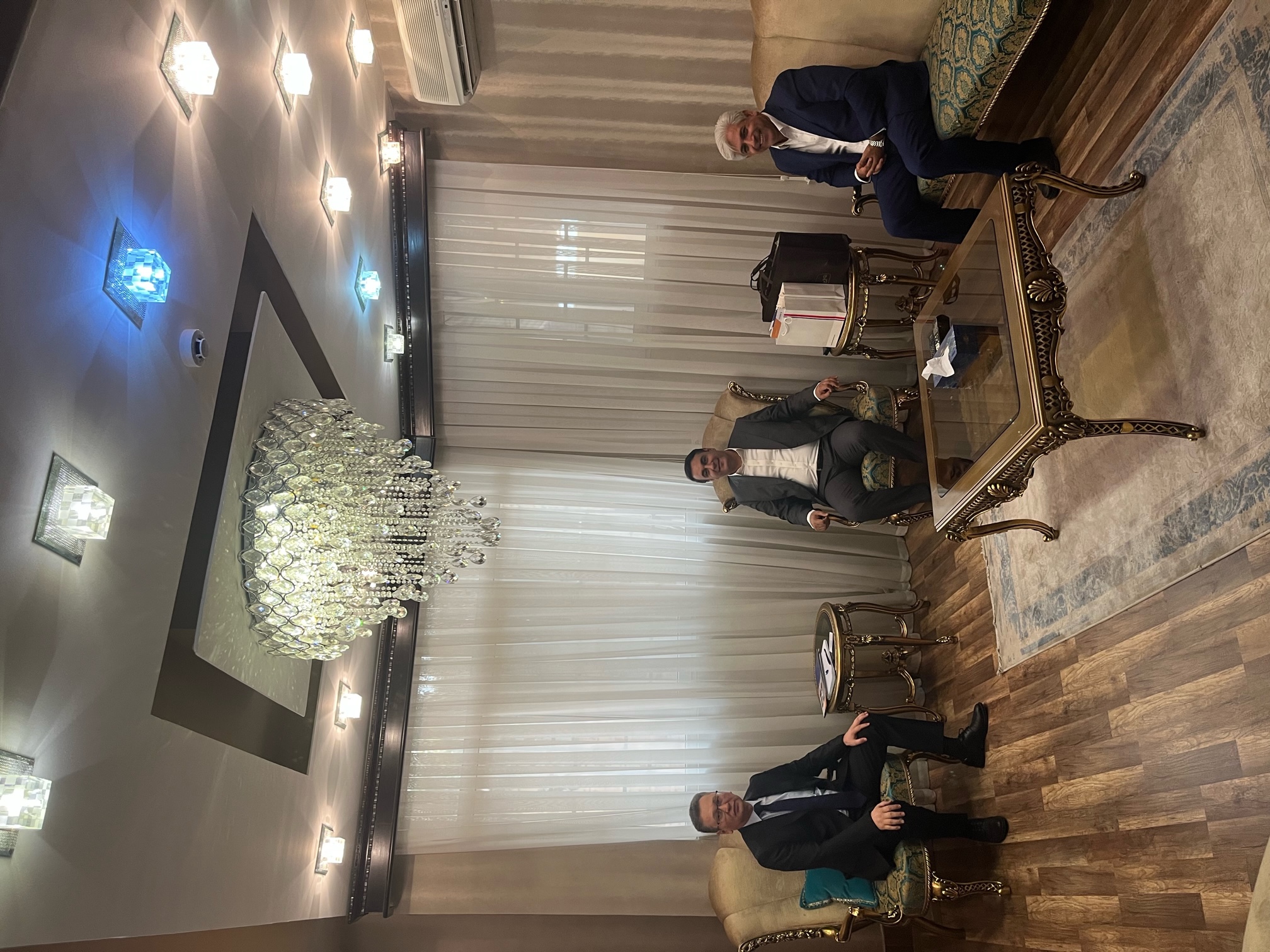 Meeting with the director of Company “Kave”