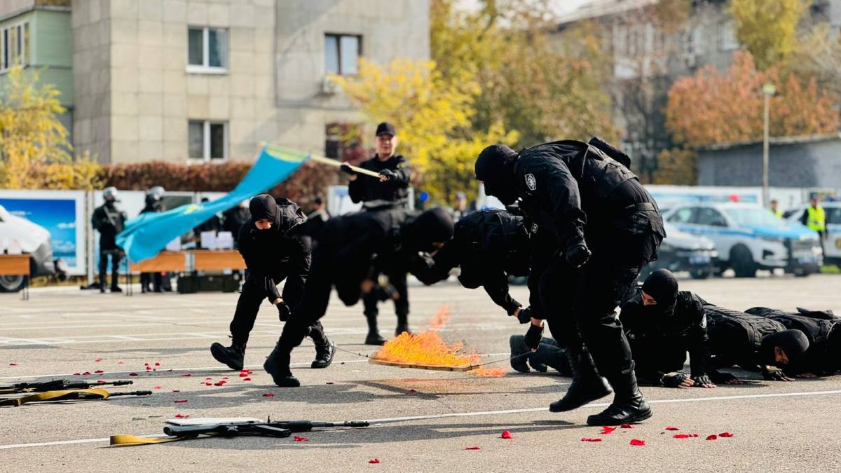 Проект “Один день в полиции” прошел в Алматы в рамках выставки Kazakhstan Prevention Days