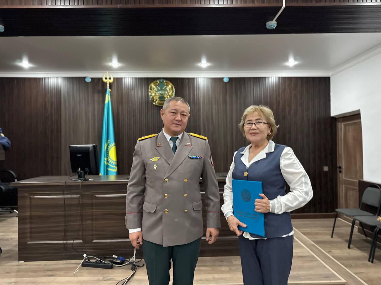 Жамбыл облысы ТЖ Департаментінде марапаттау рәсімі өтті