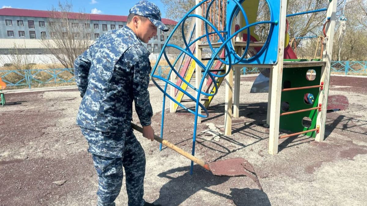 Абай облысы бойынша ҚАЖ қызметкерлері сенбілік өткізді