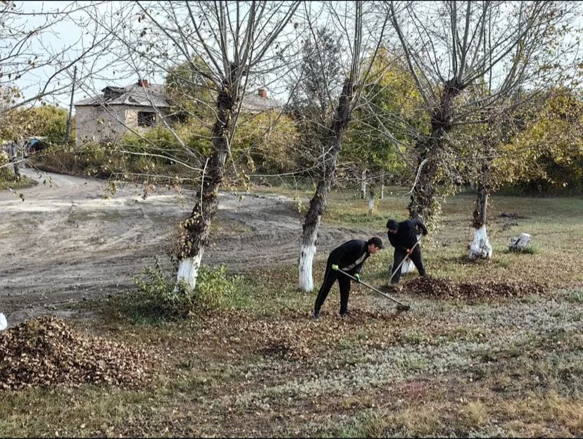 Челгашин ауылдық округінде "Таза Қазақстан" бағдарламасы аясында аумақтарды жаппай тазарту жұмыстары жүргізілді