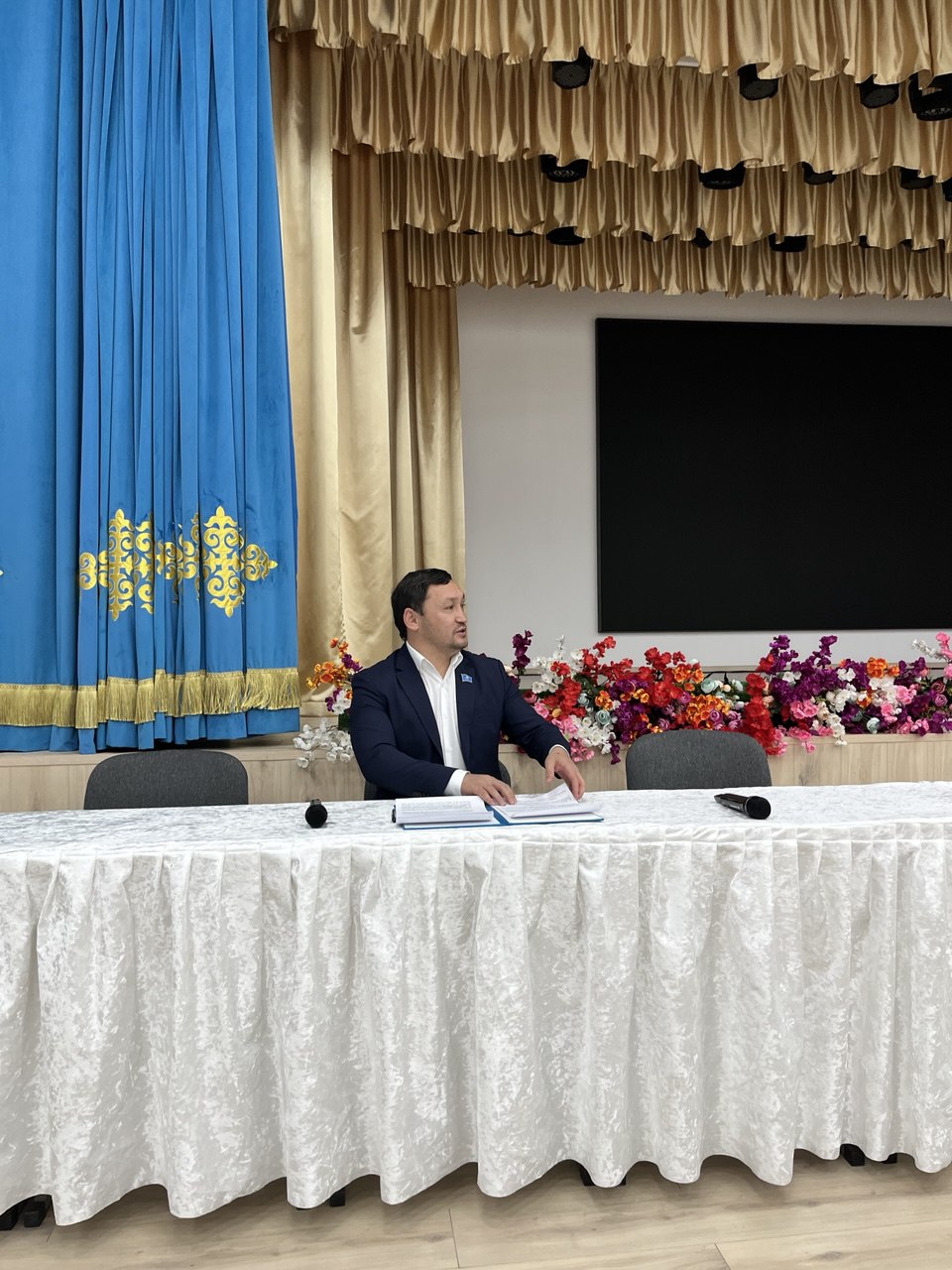 Талдықорған қалалық мәслихатының 15 сайлау округі бойынша депутаты Машеков Батыр Оралбайұлы қала тұрғындарымен кездесті.