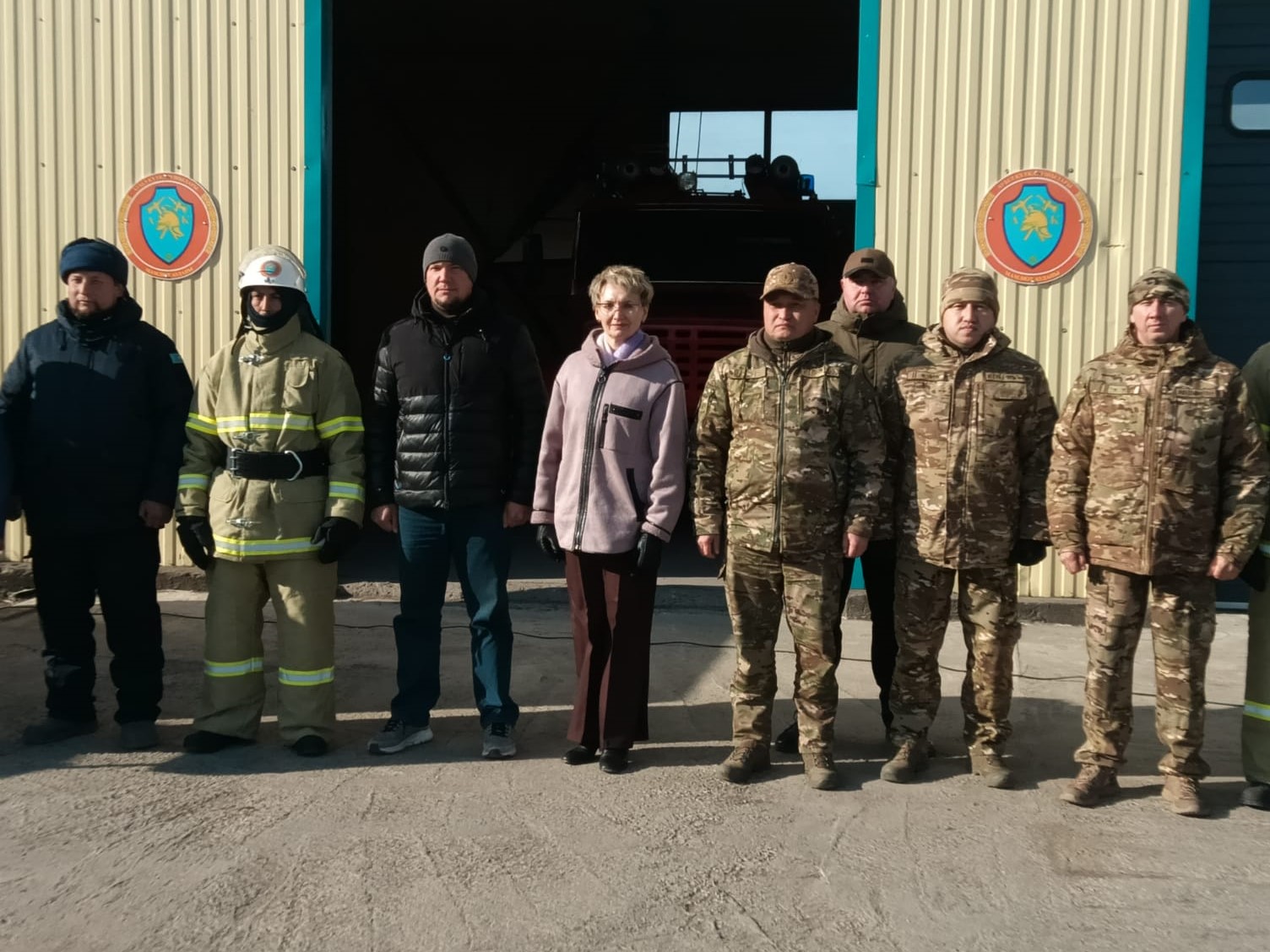 В СКО открыт пункт пожаротушения