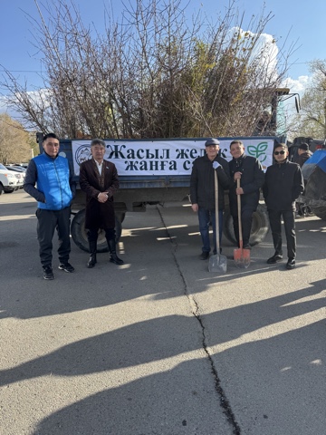 «Таза Қазақстан» экологиялық акциясы аясында Кеген ауданында ағаш егу шарасы өткізілді.