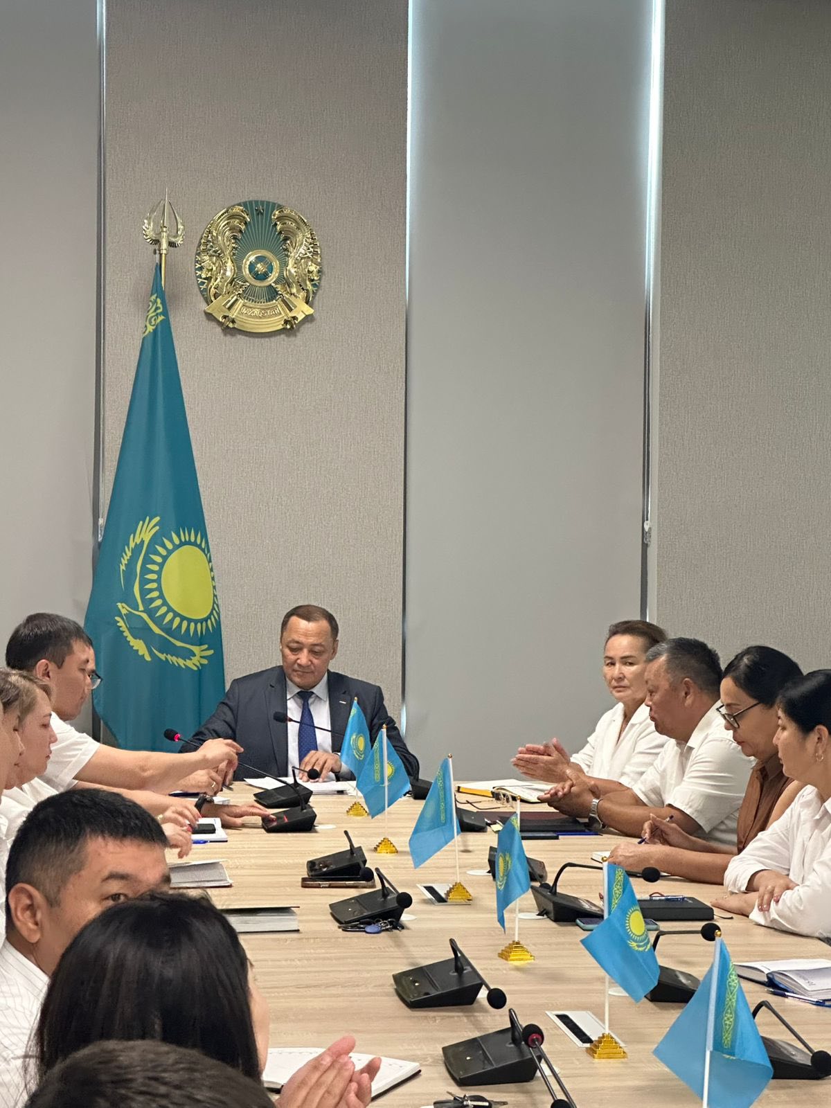 30 тамыз Қазақстан Республикасыны Конституция күні мерекесіне байланысты салтанатты жиын өтті.